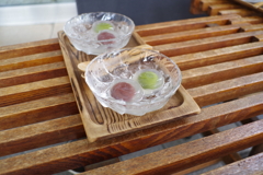 水まんじゅう　あずき　抹茶