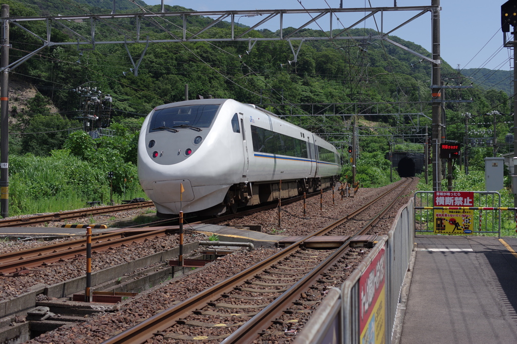 新疋田駅にて