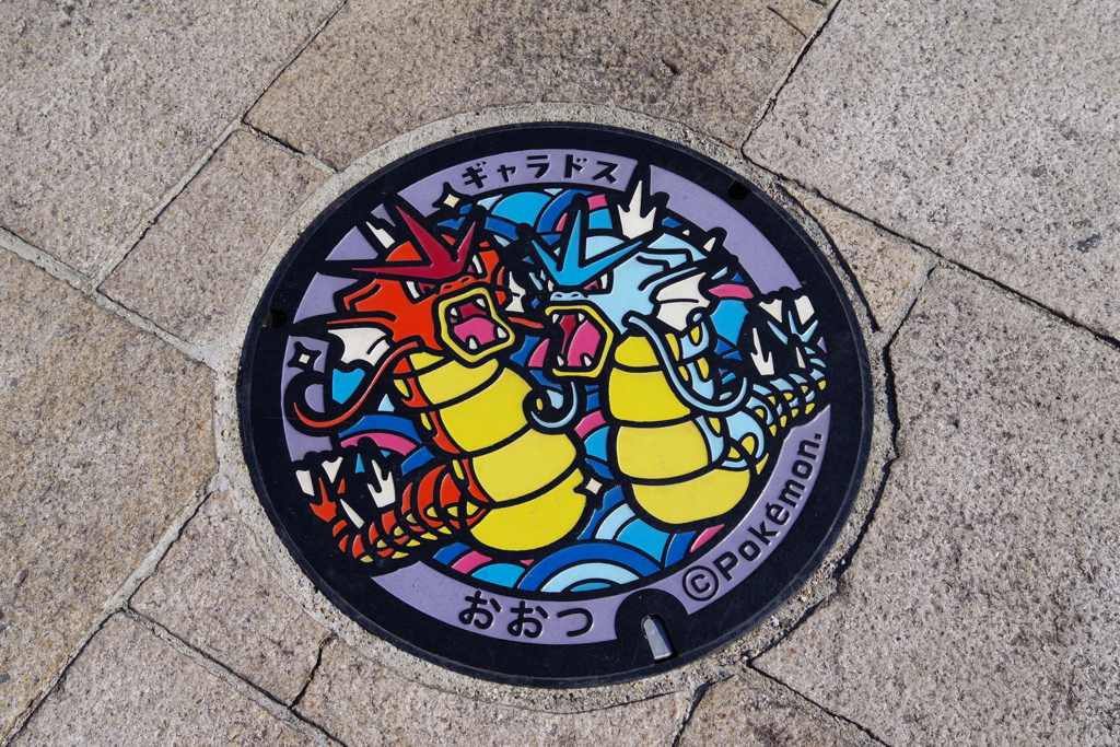 ポケモンマンホールの蓋