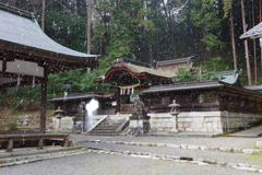雄琴神社にて