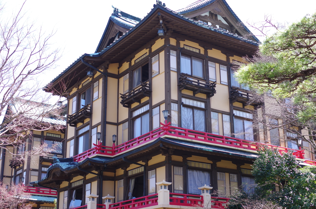 箱根にて