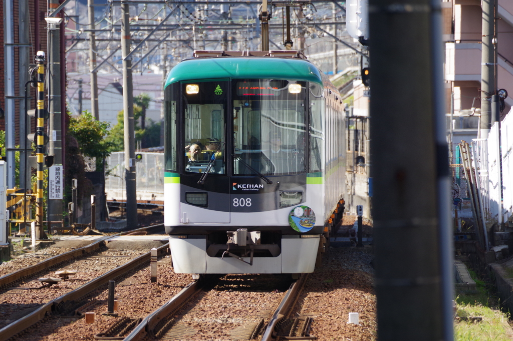 京阪山科にて