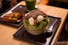 梅園の宇治金時白玉