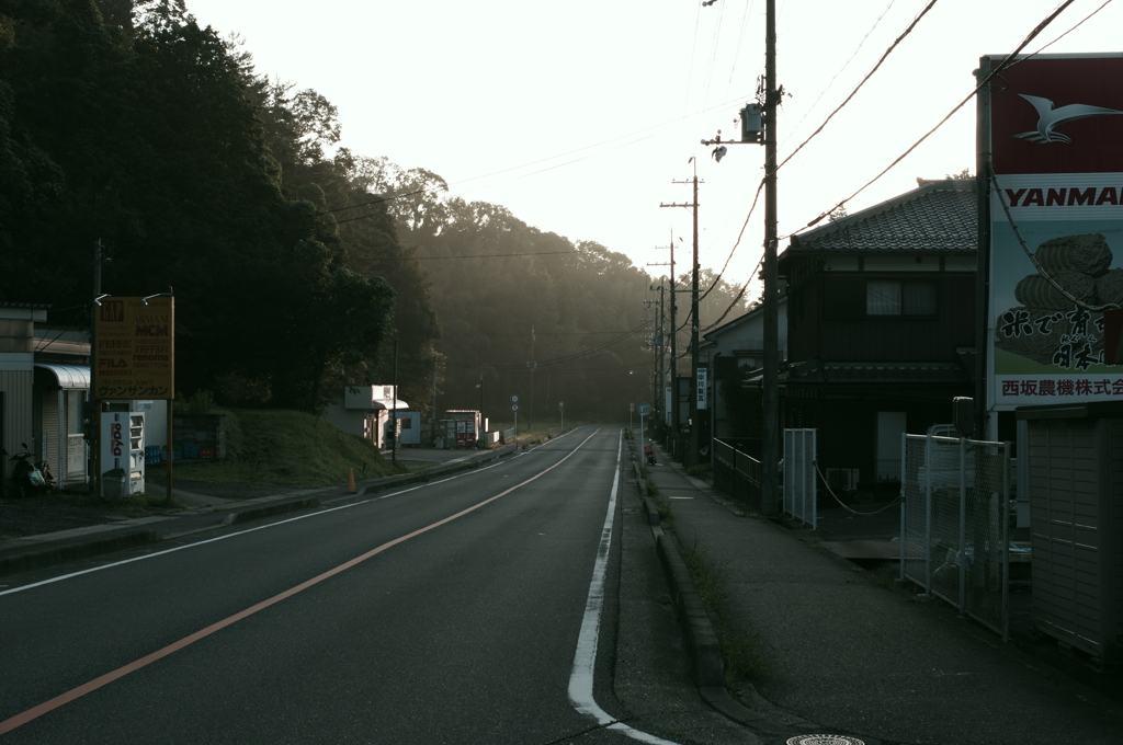 初秋の朝