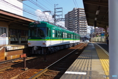 三井寺駅にて