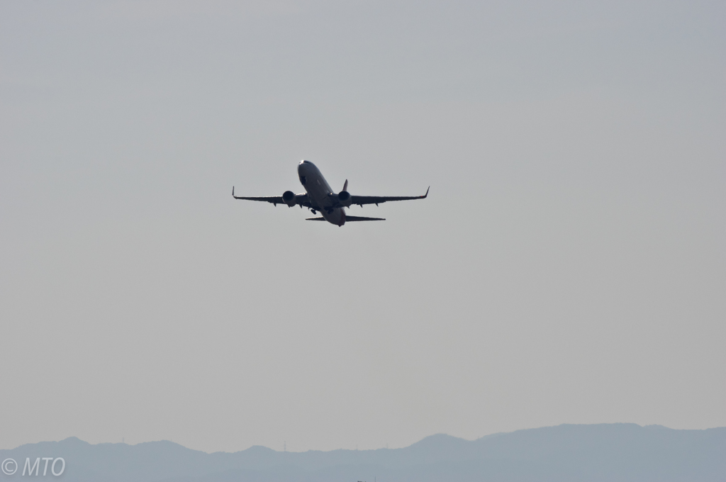 関空にて