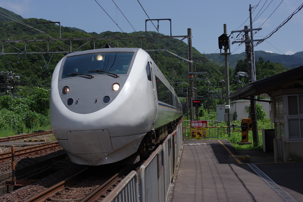 新疋田駅にて