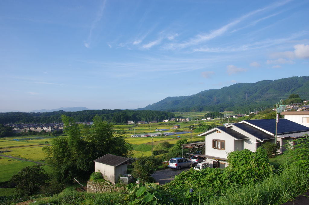 初秋の風景