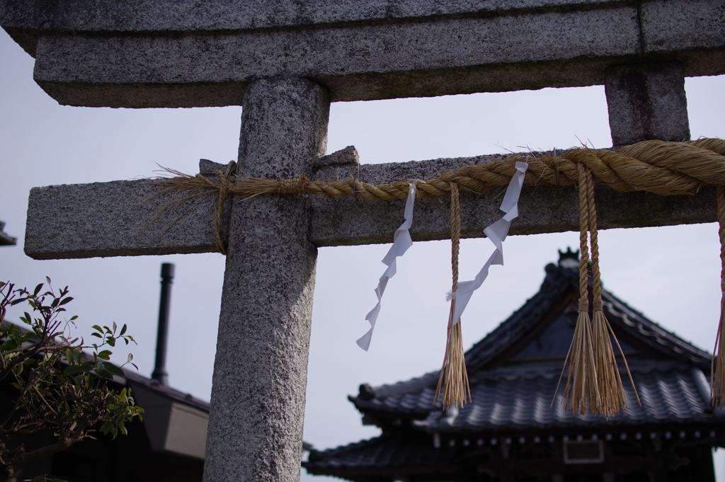 堅田の落雁あたりにて