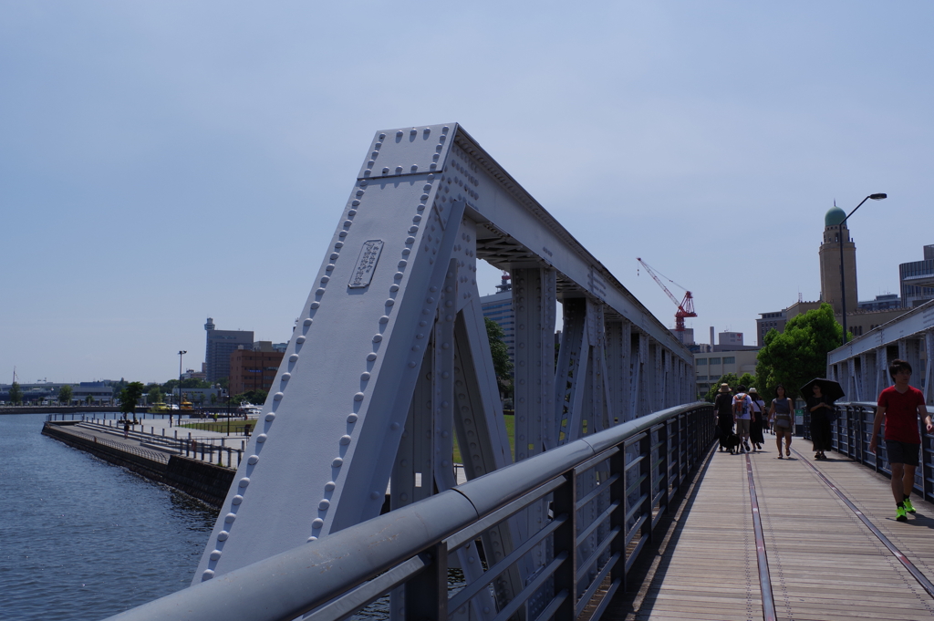 引込線跡の鉄橋