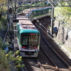 京阪唯一のトンネル前