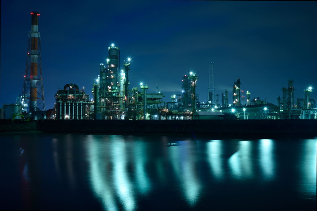 コンビナート夜景