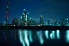 コンビナート夜景