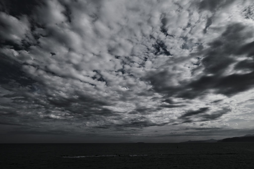 今日の雲・海