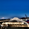 砂利の富士山