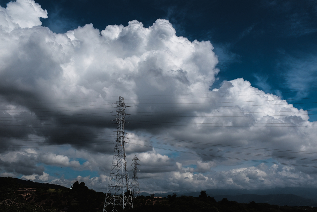 今日も雲