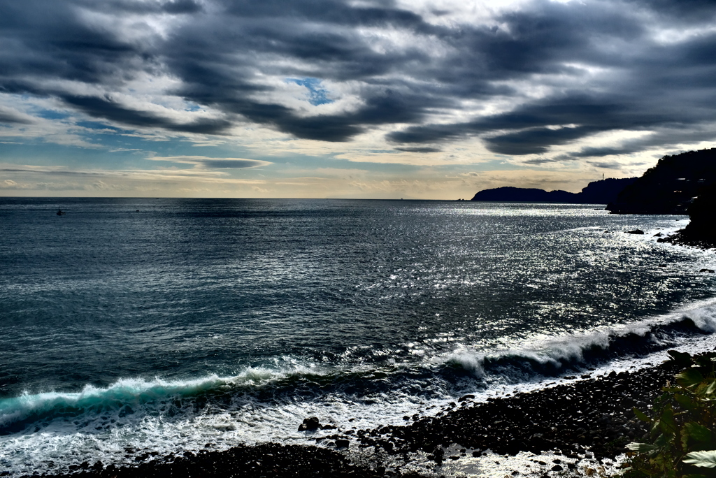 今日の海と雲