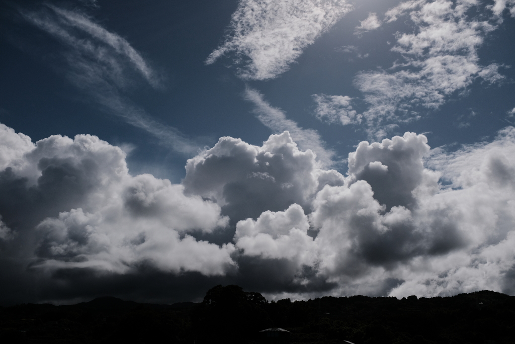 今日の雲