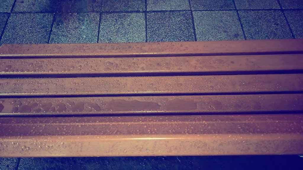 雨にやられた
