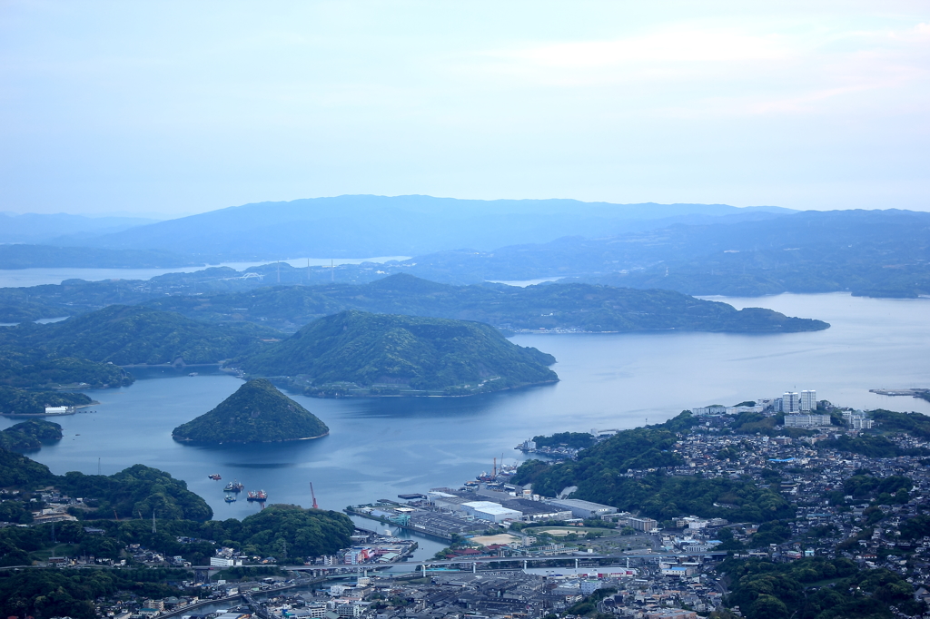 佐世保市を見下ろして1