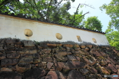 岡山城壁