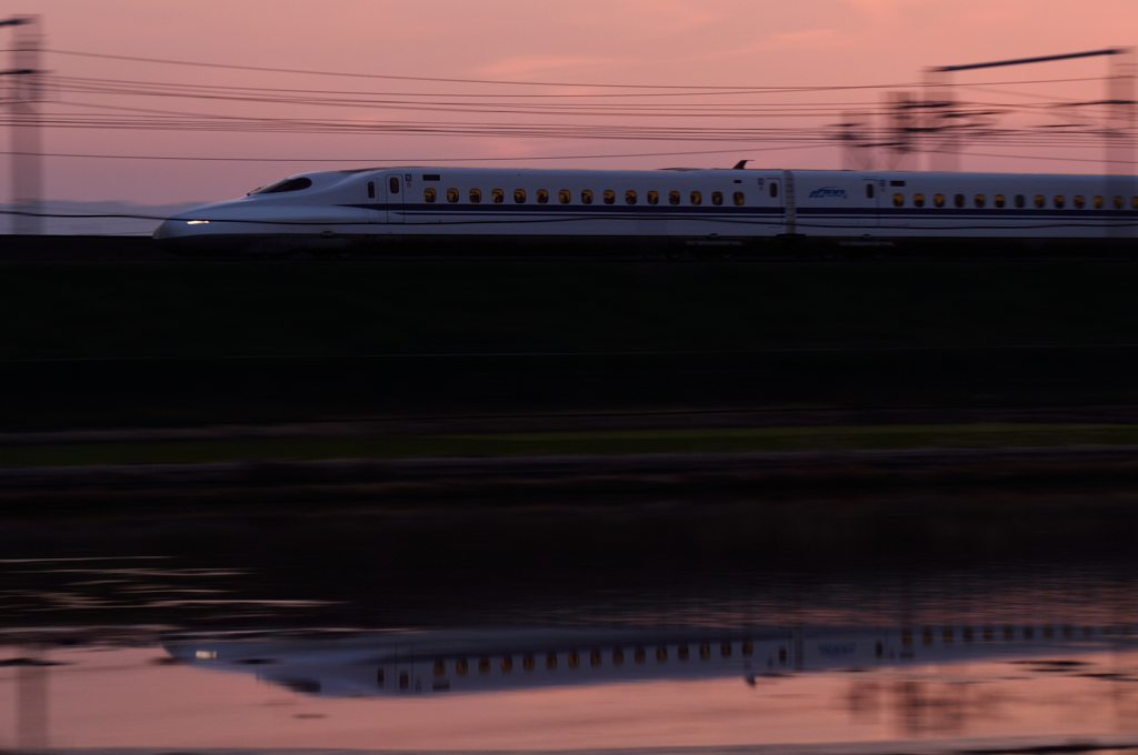 3連続の夕日 