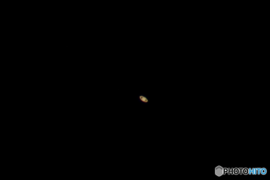 おもちゃで土星を写す