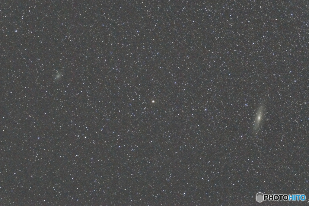 M33とM31の固定撮影による競演