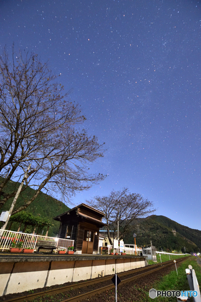 白夜の星空