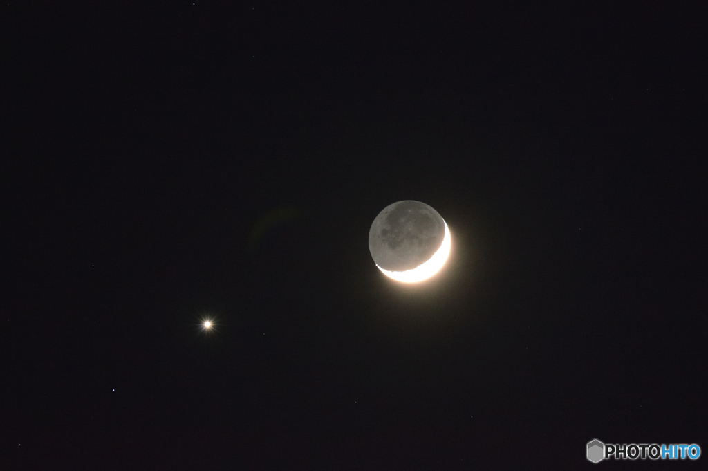 月vs金星