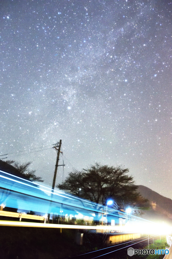 天の川鉄道通過