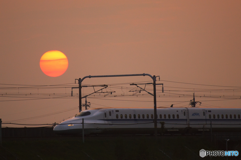 半熟夕日