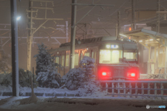 snow night