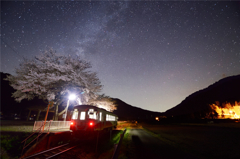 桜咲く銀河鉄道の夜