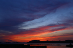 離島の夕焼け