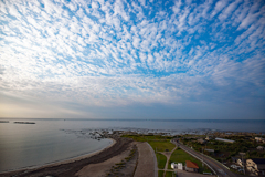 朝焼けの空