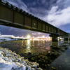 雪夜の橋