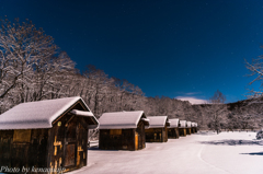 雪が止んだ静かな夜に