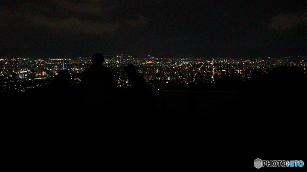 将軍塚からの夜景