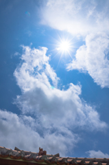 シーサーと太陽