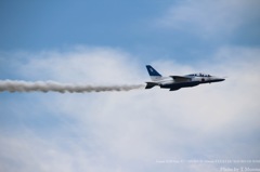 空を翔るブルーインパルス④