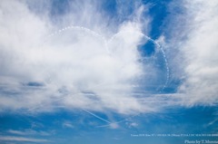 空を翔るブルーインパルス⑥
