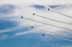 空を翔るブルーインパルス⑧