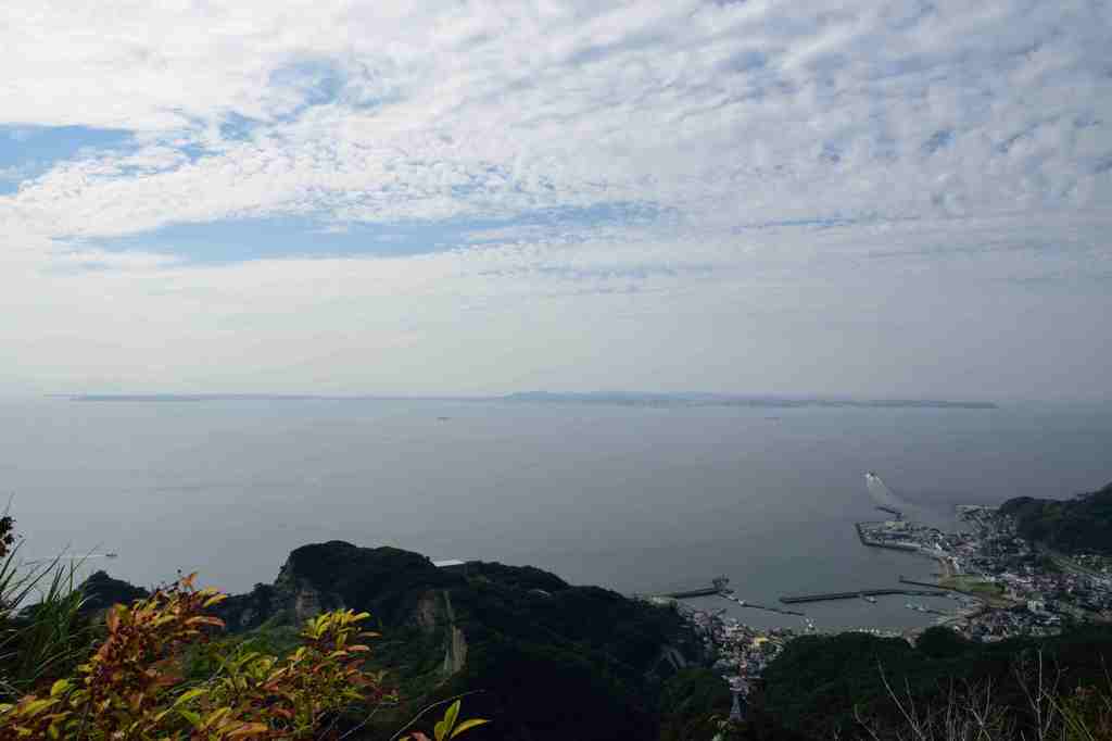 鋸山から望む東京湾３
