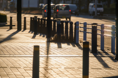 傾く陽光が作り出す風景１