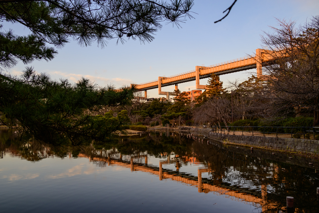 夕陽の色付け2