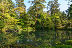 池に映る景色１