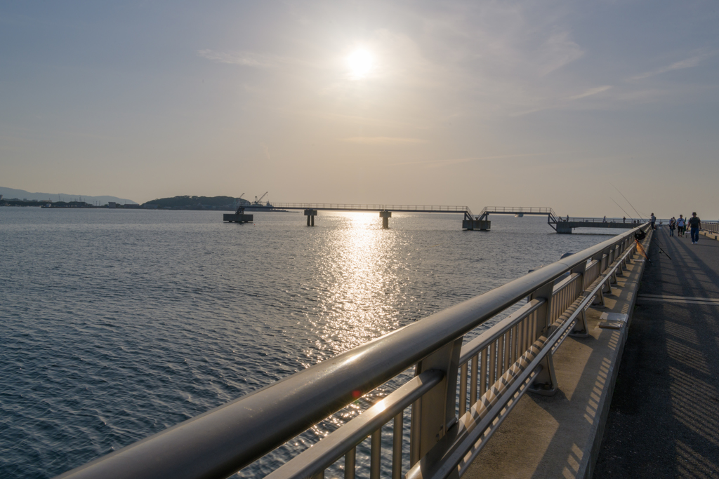 桟橋の夕景２