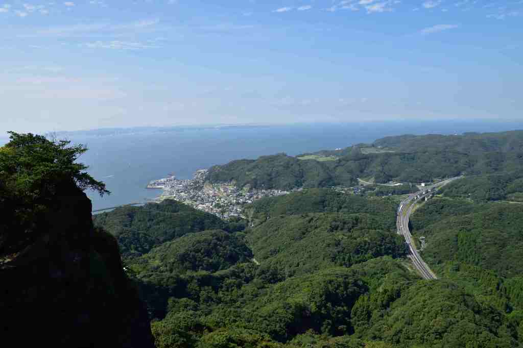 鋸山から望む東京湾２