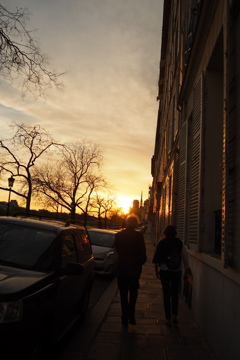 夕方